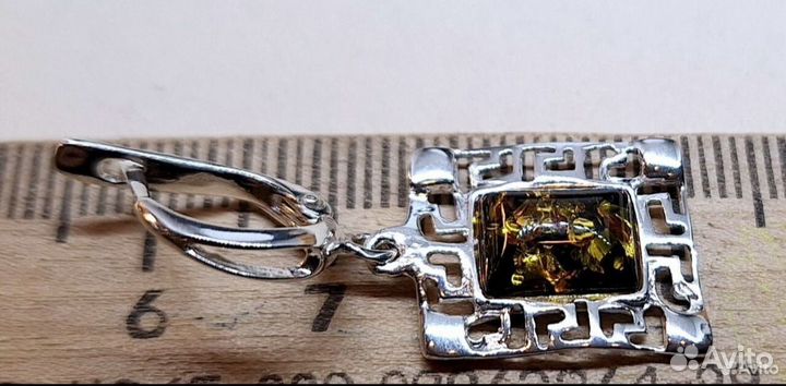 Серьги серебро 925 пробы