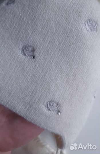 Комплект шапка и шарф детский, размер 38-44