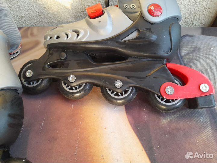 Коньки роликовые 33-36 р-р б/у