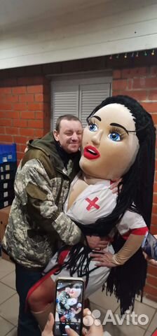 Ростовая кукла шуточный стриптиз
