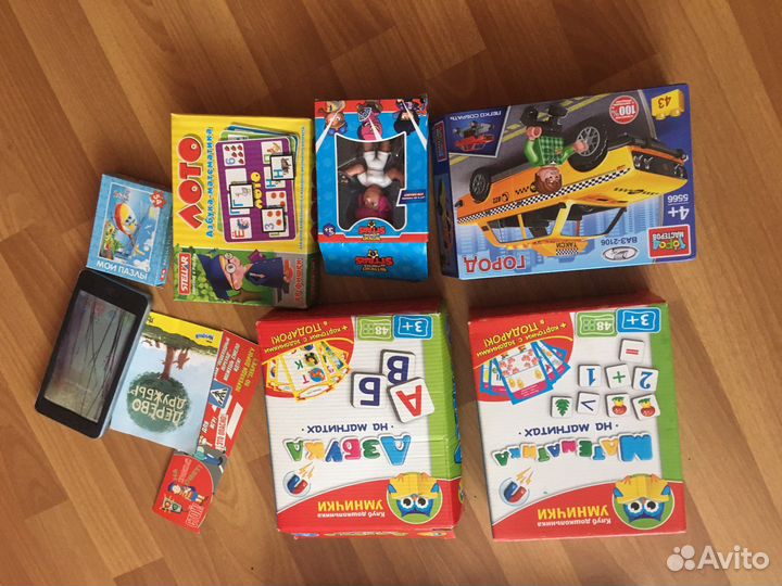 Детские настольные игры, лото