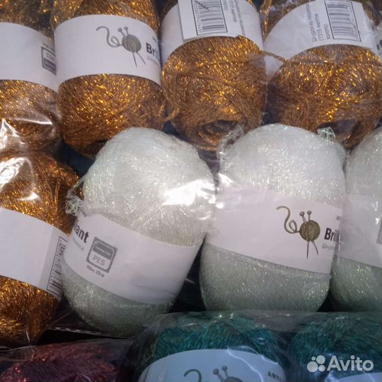 Пряжа люрекс шнурок