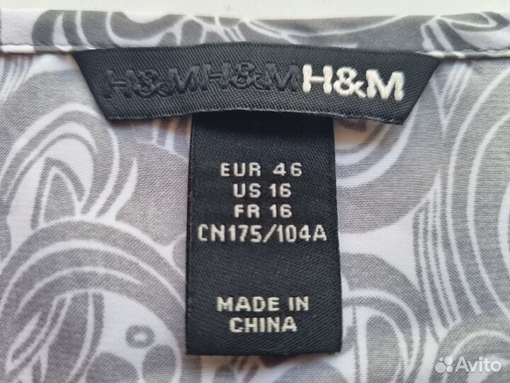 Блузка женская h&m EUR 46 RU 52и