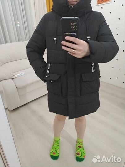 Пуховик зимний женский