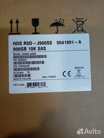 Жесткий диск Hitachi 900Gb 5541891-A / R5D-J900SS