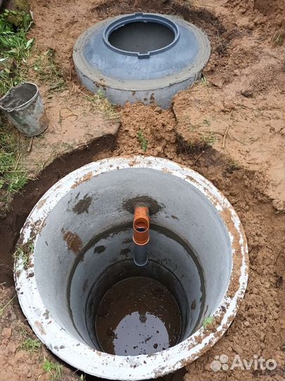 Септик под ключ из бетонных колец