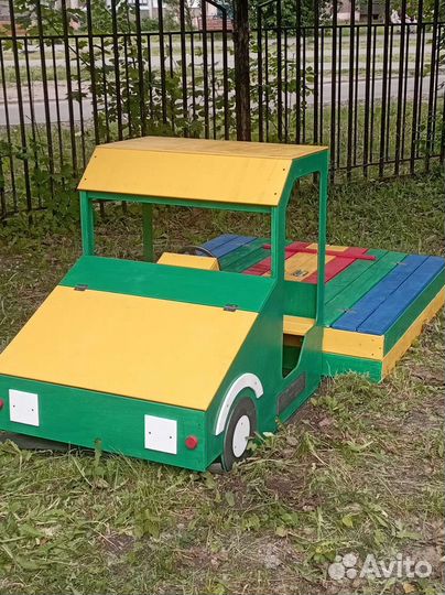 Грузовик песочница для детского сада/площадки