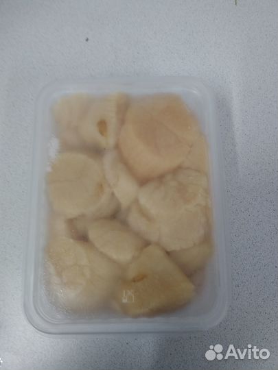 Гребешок в створках, филе гребешка