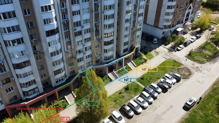 Торгово-офисное площадь, 126.7 м²