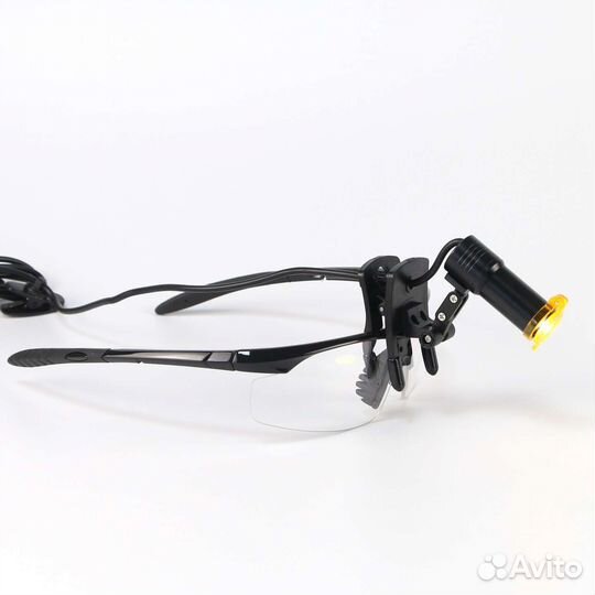 Бинокулярные очки с осветителем