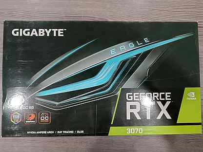 Gigabyte RTX 3070 Eagle OC 8Gb с гарантией