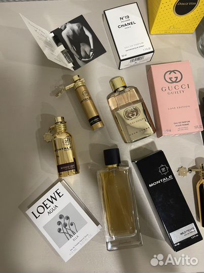 Духи chanel tom ford montale gucci dolce gabbana