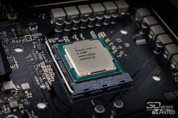 Intel Core i5-9400F LGA1151 v2, 6 x 2900мгц