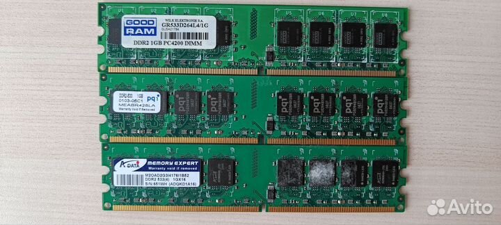 Оперативная память ddr2 1Gb