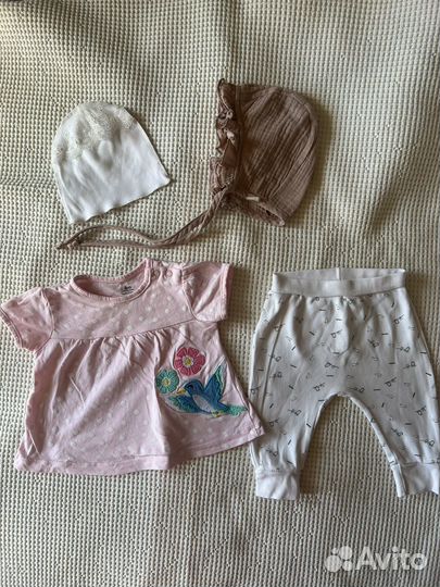 Вещи пакетом на девочку от 3 до 6 мес
