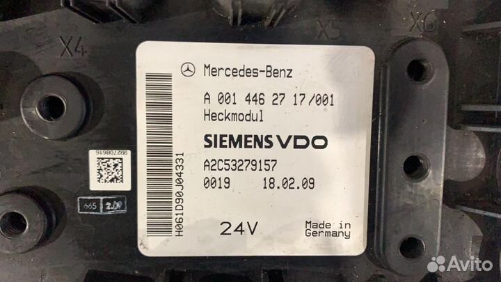 А0014462717 блок Heckmodul Mercedes Benz actros мр