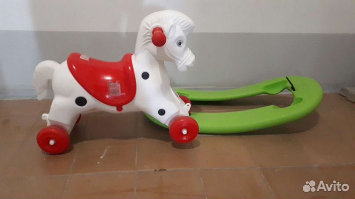 Качалка- каталка лошадь 2 в 1