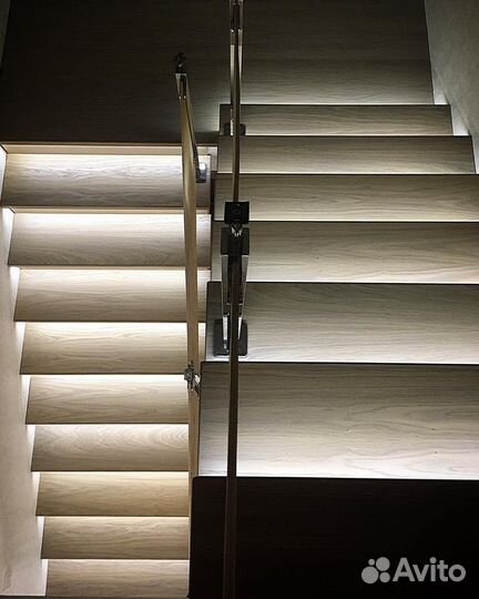 Подсветка лестницы. Автоматическая подсветка