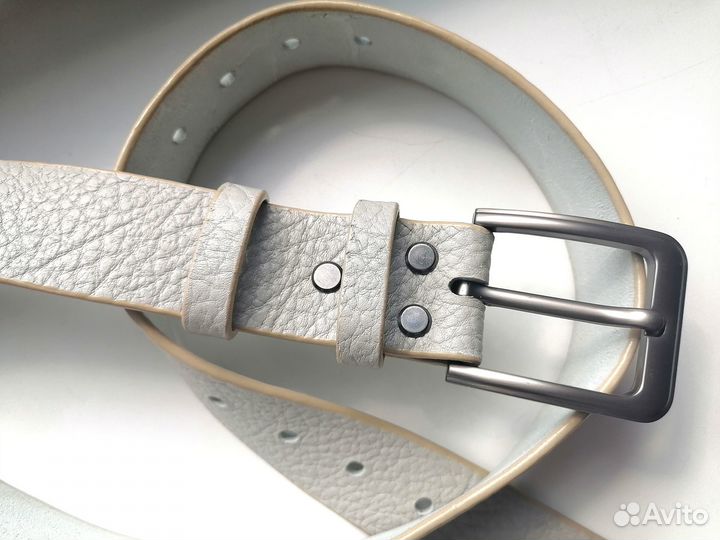 Ремень кожаный ручной работы