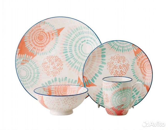 Набор столовой посуды Top Art Studio Эстель на 4 ч