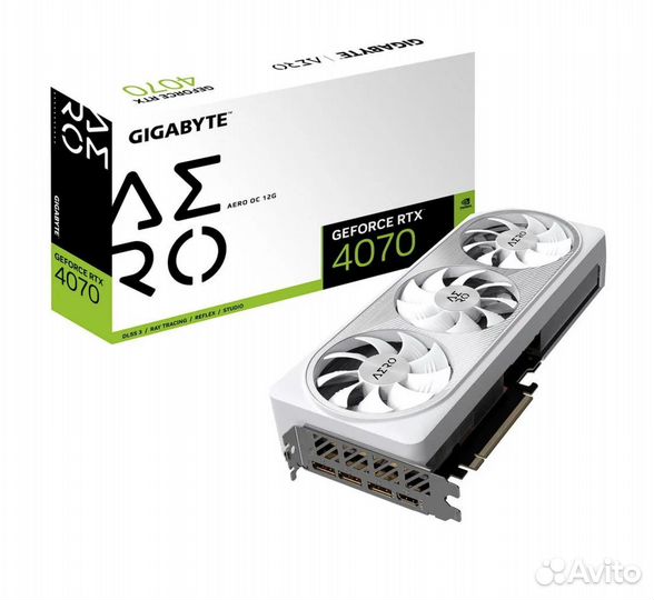 Видеокарта Gigabyte GeForce RTX 4070 12 гб Новая