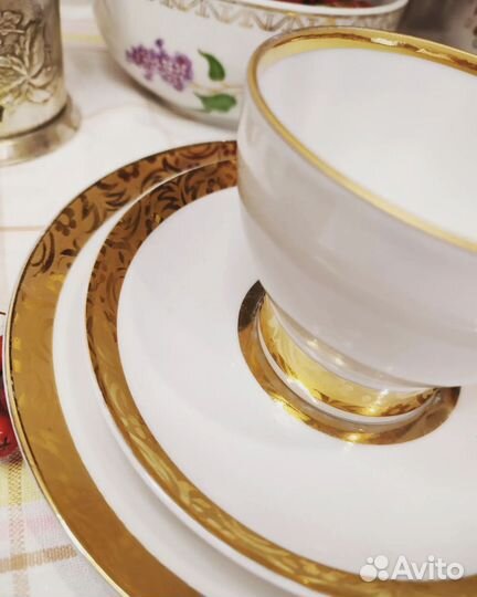 Тройка лфз Аврора чайная пара