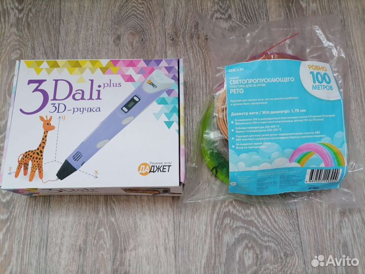 3D ручка и пластик