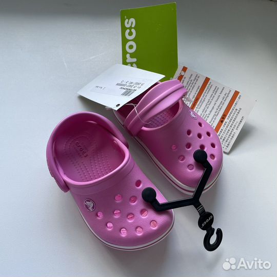 Новые сабо crocs для девочки c5