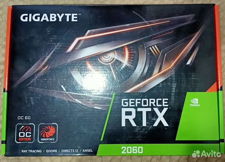 Видеокарта Gigabyte RTX 2060 OC 6 Gb