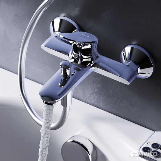 Смеситель для ванны AM.PM f85c10000 Хром