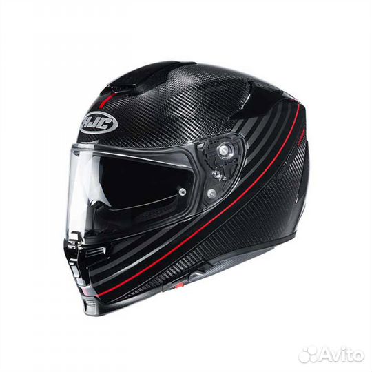 Мотошлем HCJ Rpha 70 Carbon цветной