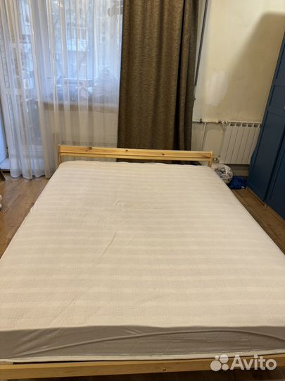 Кровать IKEA luroy 160 * 200 матрас райтон