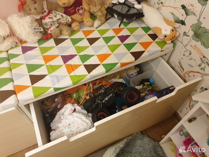 Детская мебель Скамья стува ящик для игрушек IKEA