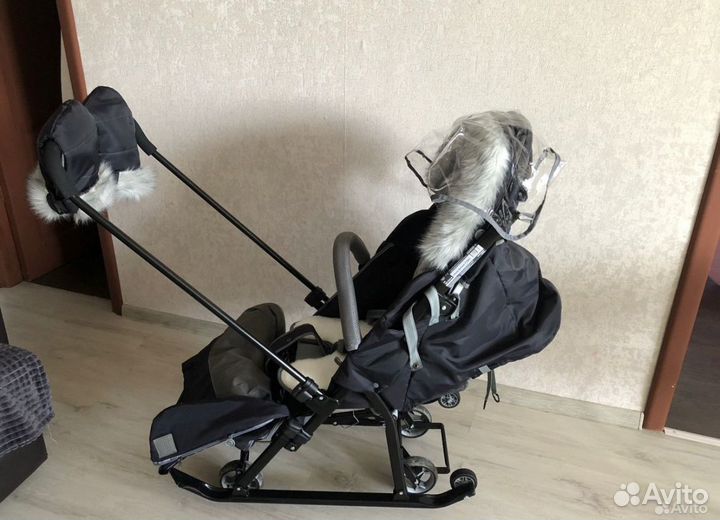 Детские санки коляска