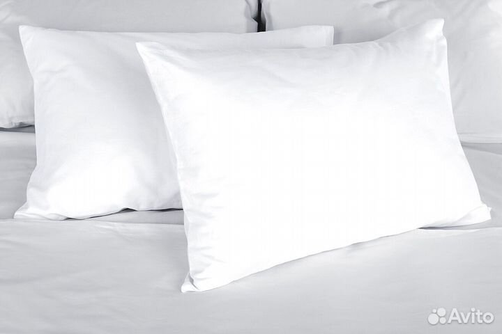 Наволочки белые 50х70 бязь ГОСТ (2 шт) хлопок 100