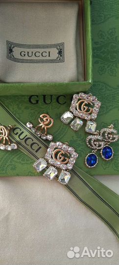 Серьги gucci