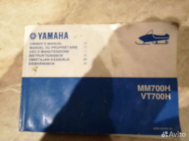Руководство по эксплуатации снегохода Yamaha