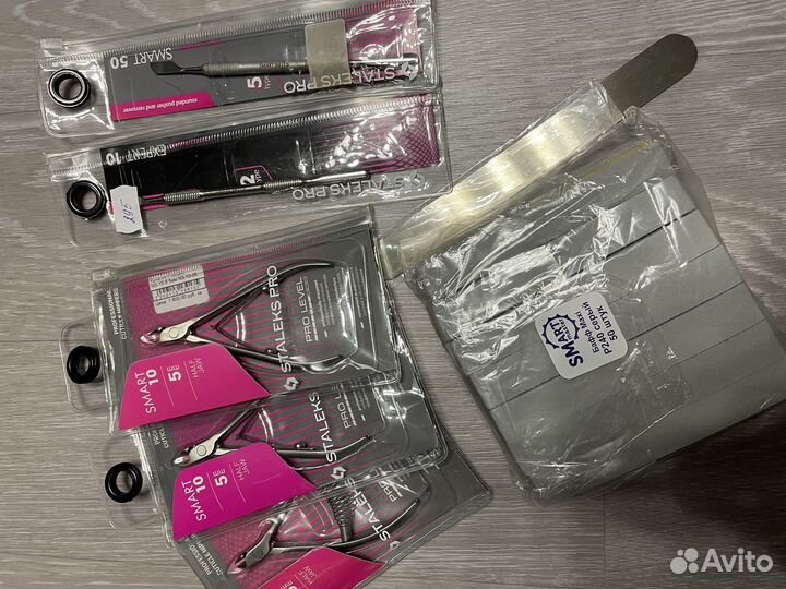 Кусачки (твизеры), пушер, основа пилки, баф