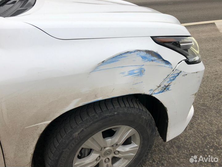 Бампер передний на lexus lx 570/450d