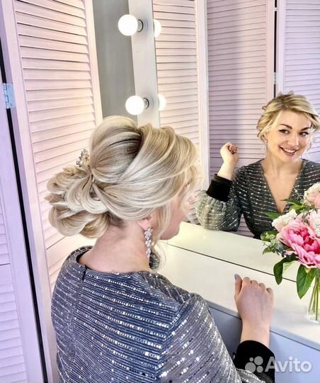 Свадебные Прически и макияж выезд на дом