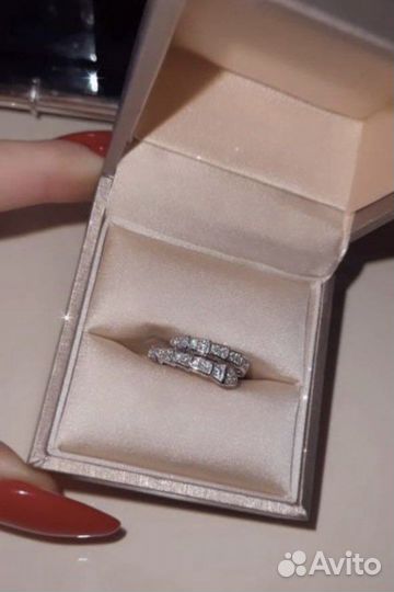 Кольцо bvlgari с бриллиантами