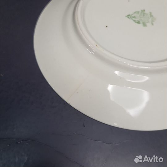 Винтажные десертные тарелки Дулево, СССР 40е
