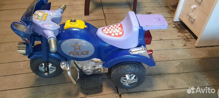 Детский мотоцикл на аккумуляторе бу