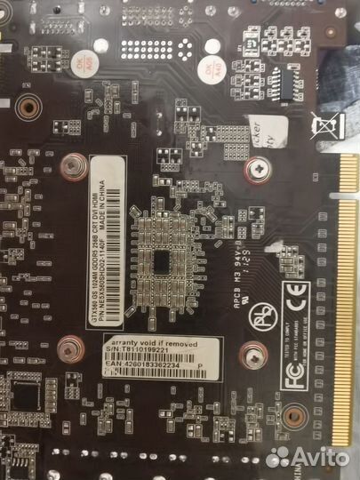 Nvidia geforce rtx 560 GS 1024M gddr5 256B