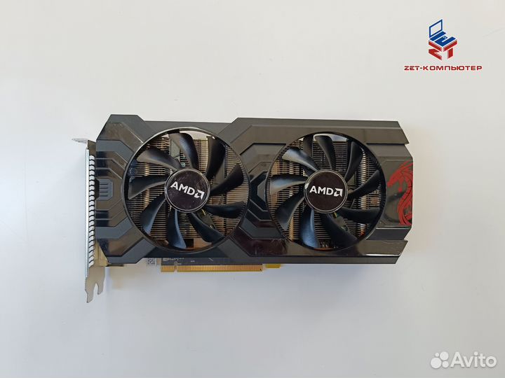 Видеокарта PowerColor Radeon RX 570 Red Dragon 8Gb