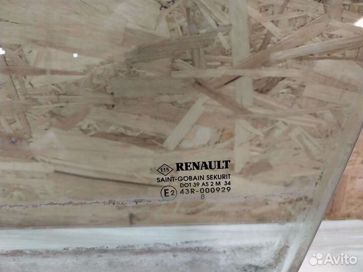 Стекло двери переднее Renault Megan 2