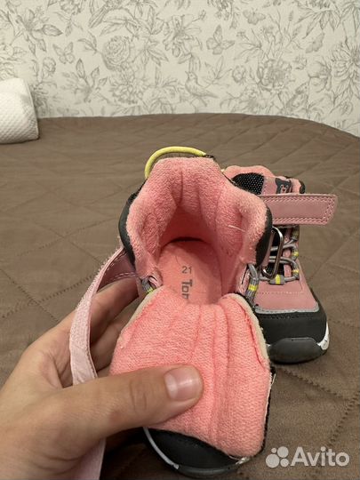 Ботинки демисезонные для девочки 21 размер