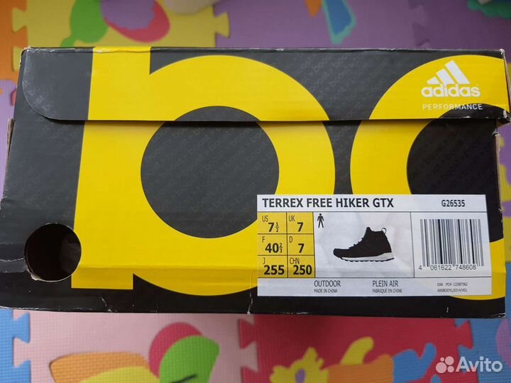 Кроссовки adidas terrex free hiker gtx