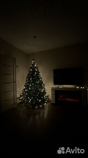 Ель искуственная 180 см литая Яркая Чудо Премиум