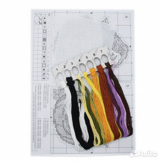 Р-313 Набор для вышивания на пластиковой канве мп